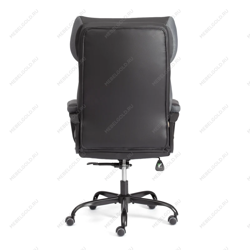 Кресло Duke metal BL, кож/зам/ткань, черный/серый, 36-6/12 | изображение 4