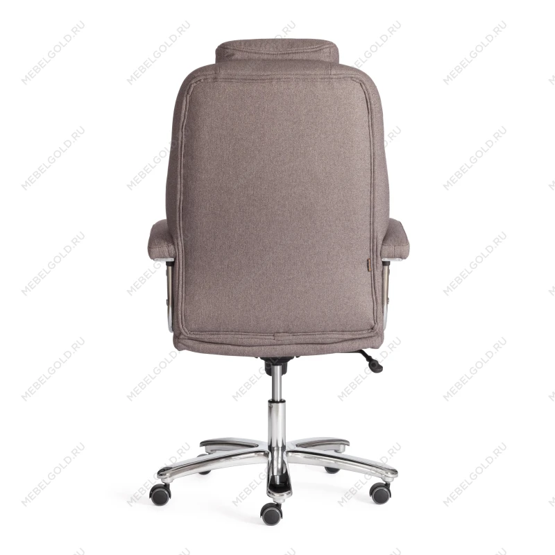 Кресло Trust (max), ткань рогожка Nice, мокко (серо-бежевая) | изображение 3