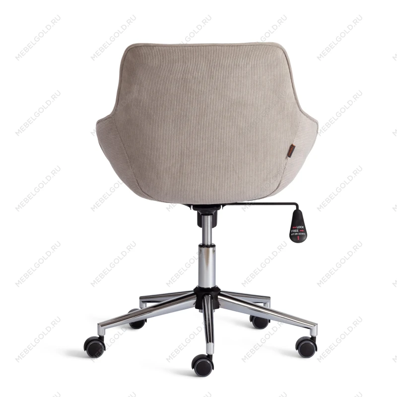 Кресло DUBLIN хром, вельвет, серый | изображение 3