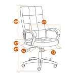 Кресло TRENDY (22), флок/ткань, бежевый/бронза, 7/TW-21 | изображение 14