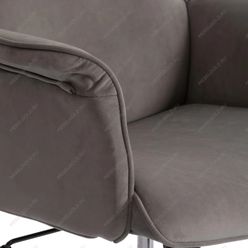 Кресло CHARM, флок, серый, 29 | изображение 6