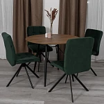 Стул обеденный Medeo, поворотный механизм 360, велюр, Deep Forest (изумруд) | изображение 8