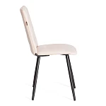 Стул обеденный Asti, TREND, велюр, бежевый/черный, 7, 50х55х93 | изображение 1