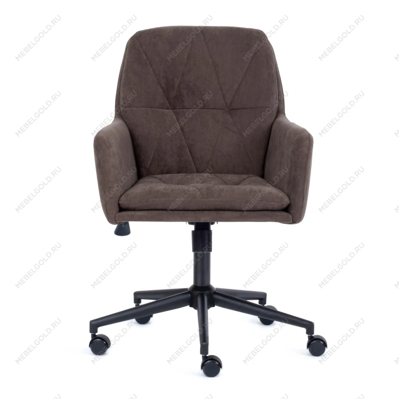 Кресло GARDA, флок, коричневый, 6 | изображение 4