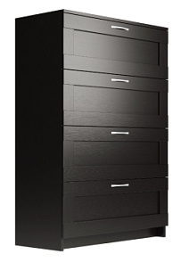 БРИМНЭС / СИРИУС комод ИКЕА / IKEA 4 ящика Дуб Венге