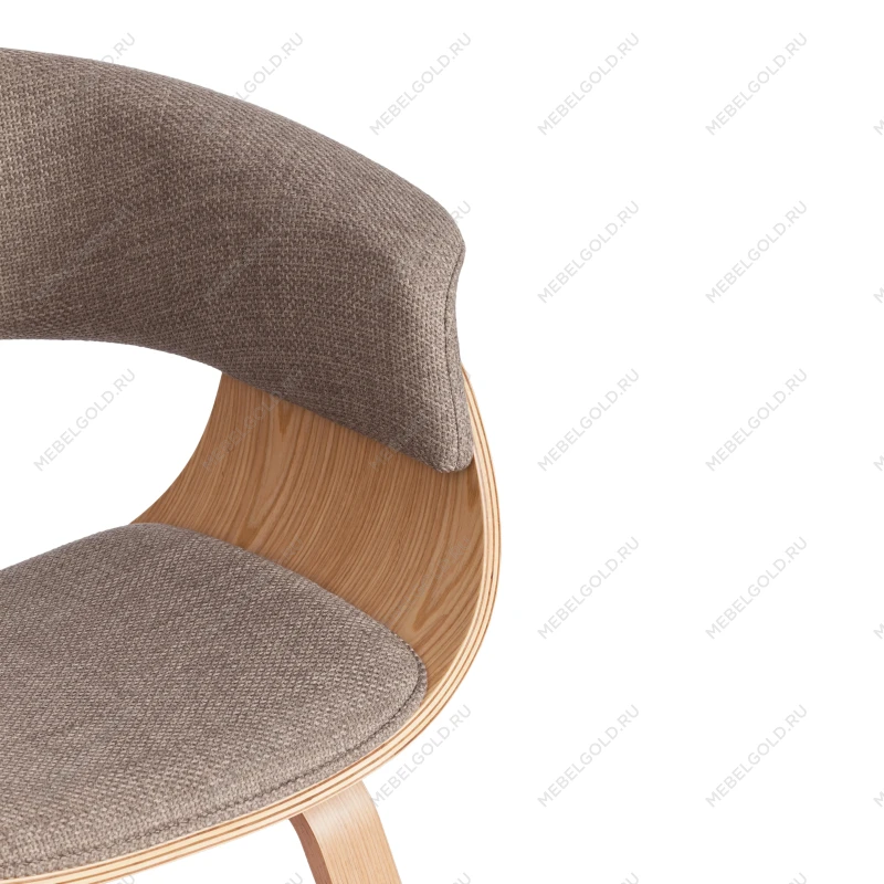 Стул VIMTA (mod.8021), дерево / ткань, 69х56х77 см, натуральный/бежевый, Aimcasa 5 | изображение 6