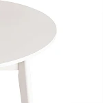 Стол обеденный SVELTO, ЛДСП, опора-массив березы, 105 х 105 (140) х 74.5 см, Белый /белый | изображение 9