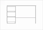 Стол письменный ГУД ЛАКК Кастор, 3 ящика, 116х65х75 см, белый | изображение 18