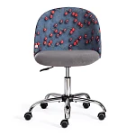 Кресло MELODY, ткань/флок, серый, Botanica 08 cherry/29 | изображение 4