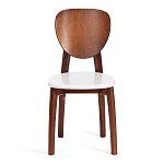 Стул DIAMANTE жесткое сидение, бук, 42 х 42 х 85 см, коричневый / белый | изображение 3