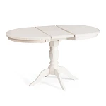 Стол STEFANO, бук, мдф, 100+30x80x77см, Ivory white | изображение 4