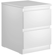 МАЛЬТА тумба ИКЕА / IKEA 2 ящика 40х54 белая