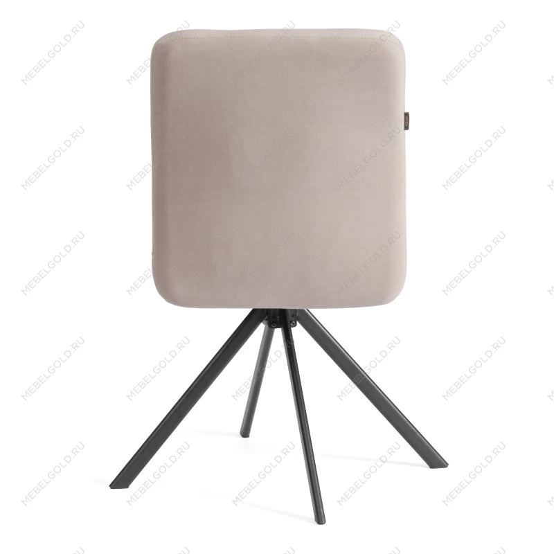 Стул обеденный Medeo, поворотный механизм 360, велюр, бежевый, 7 | изображение 3