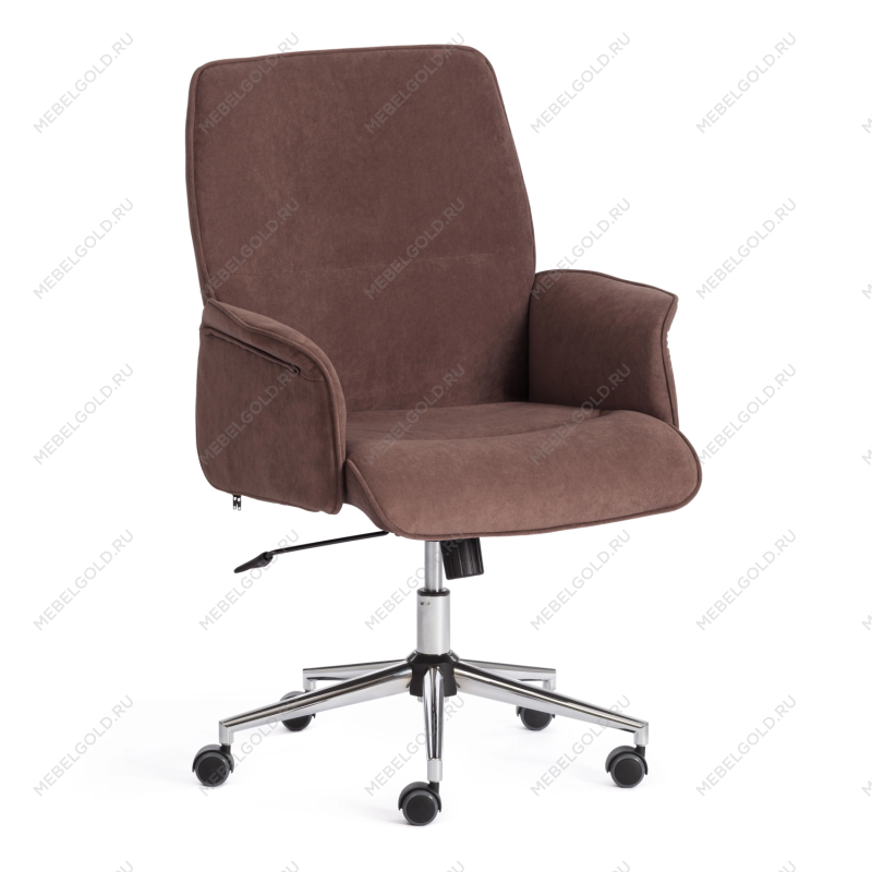 Кресло YORK, флок, коричневый, 6