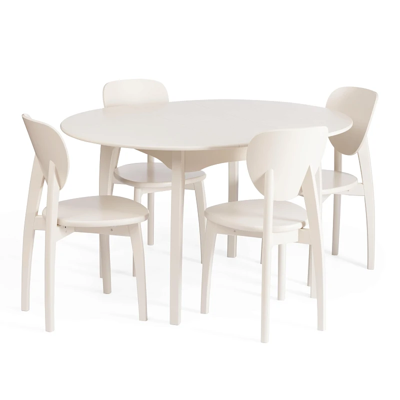 Стул DIAMANTE жесткое сидение, бук, 42 х 42 х 85 см, ivory white | изображение 8