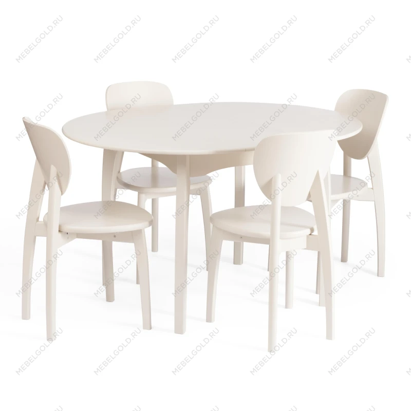 Стул DIAMANTE жесткое сидение, бук, 42 х 42 х 85 см, ivory white | изображение 8