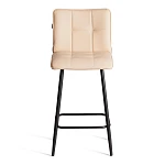 Полубарный стул Bari/Бари, экокожа, бежевый, 42х55х99 см | изображение 4