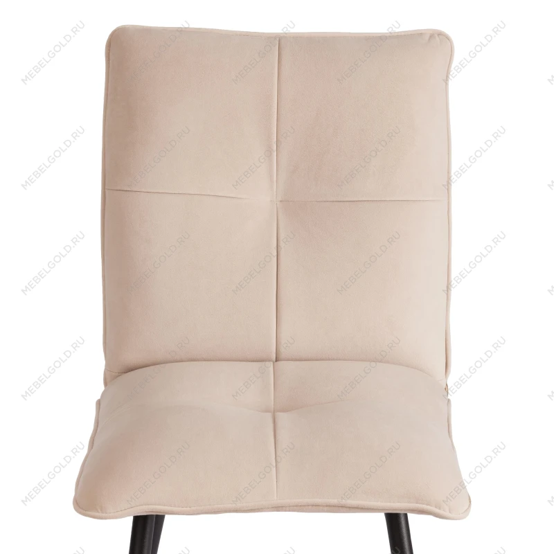 Стул обеденный Sweet, LT, флок, бежевый/черный, 7, 41х55х88 см | изображение 5