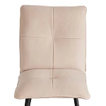 Стул обеденный Sweet, LT, флок, бежевый/черный, 7, 41х55х88 см | изображение 5