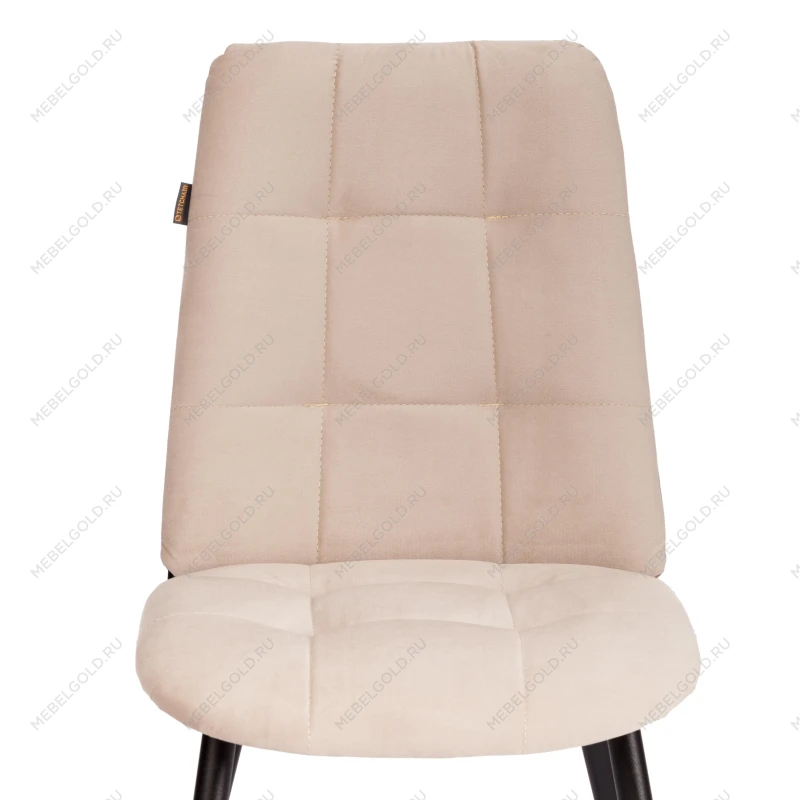 Стул обеденный Asti, велюр, молочный/черный, (Porsche 2) | изображение 5