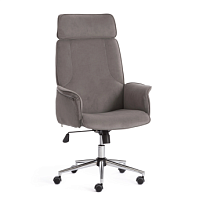 Кресло CHARM, флок, серый, 29