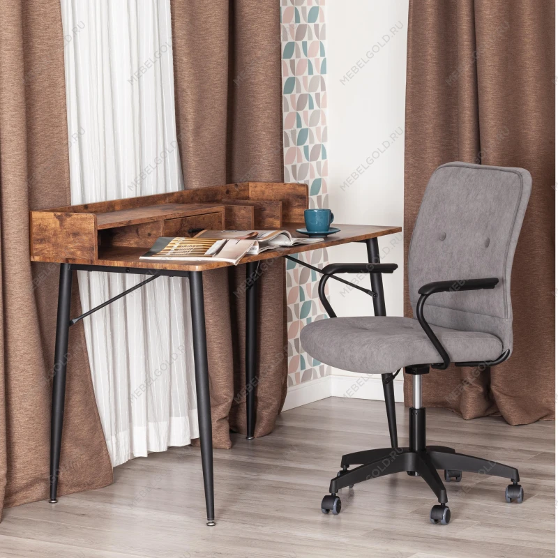 Кресло WIND, флок, серый, 29 | изображение 10