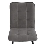 Стул обеденный Bari, флок, серый/черный, 29, 46х55х89 | изображение 5