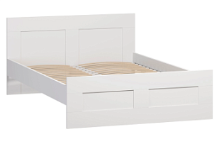 Кровать двуспальная Сириус, 140х200 см, белая