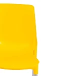 Стул GENIUS (mod 75), металл/пластик, 46x56x84cм, желтый/ножки хром | изображение 5