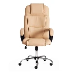 Кресло BERGAMO хром (22), кож/зам, бежевый, 36-34 | изображение 4