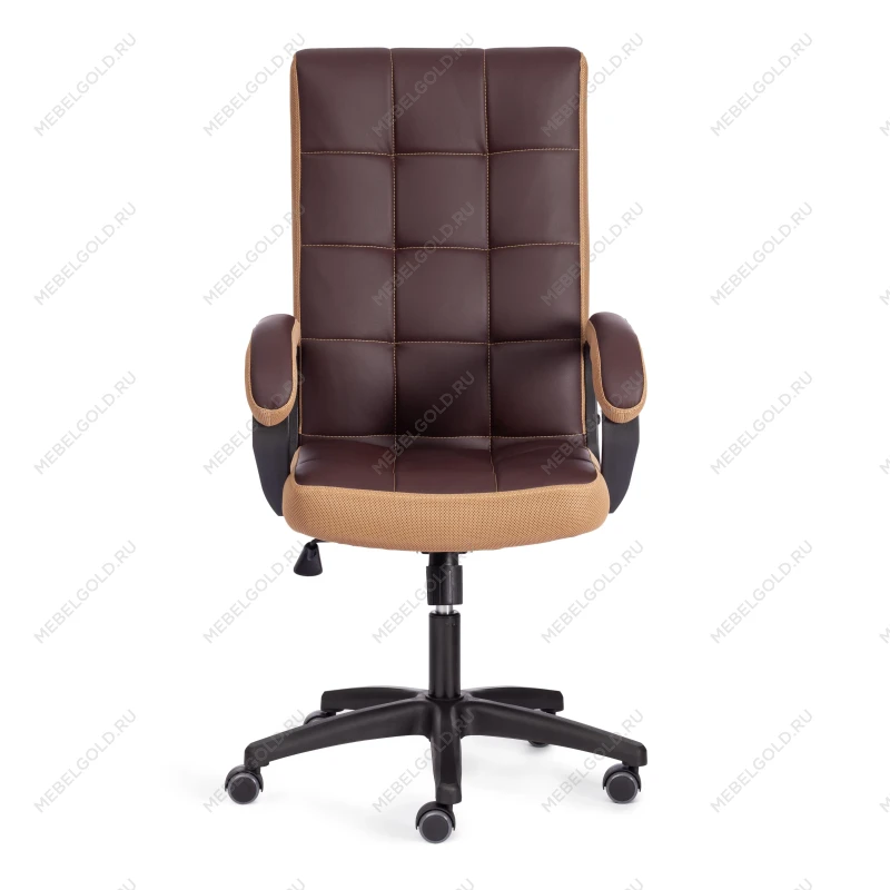 Кресло TRENDY (22), кож/зам/ткань, коричневый/бронзовый, 36-36/21 | изображение 4