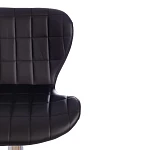 Стул барный AVIONIC (mod. KY712A), металл/экокожа, 45*53*86-107 см, черный/хром | изображение 5