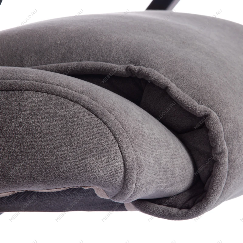 Кресло BERGAMO хром (22), флок, серый, 29 | изображение 10