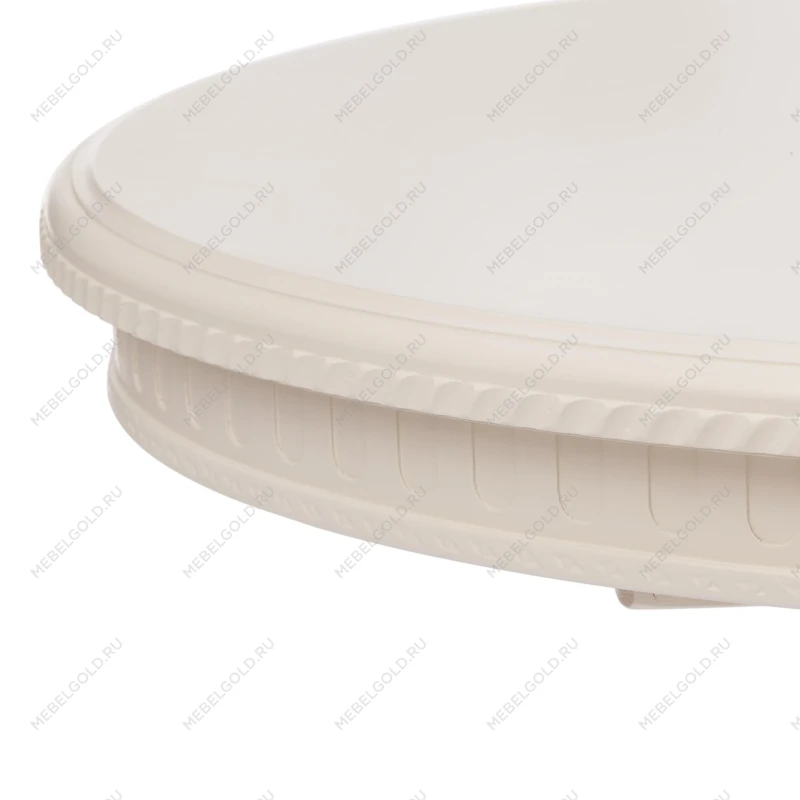 Стол STEFANO, бук, мдф, 100+30x80x77см, Ivory white | изображение 10