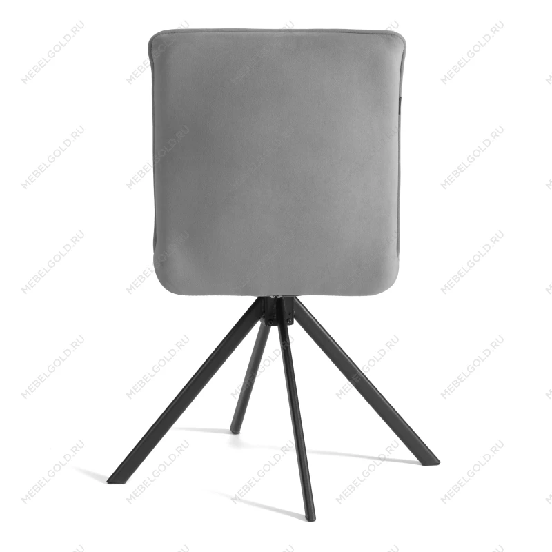 Стул обеденный Sweet, поворотный механизм 360, велюр, серый, 29 | изображение 3