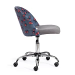 Кресло MELODY, ткань/флок, серый, Botanica 08 cherry/29 | изображение 1