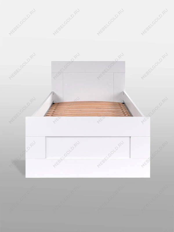 Кровать односпальная Сириус, 90х200 см, белая | изображение 13