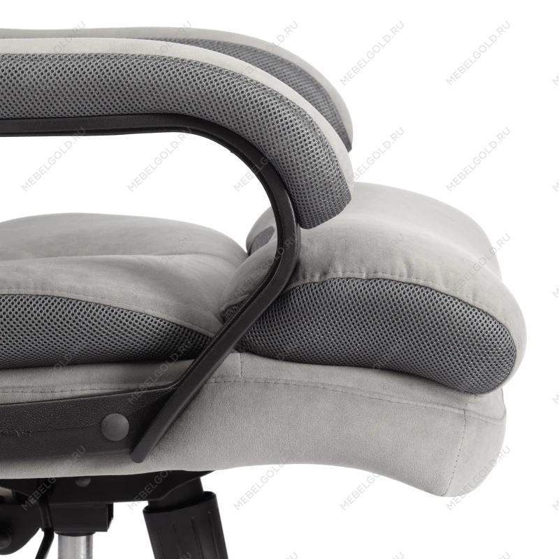 Кресло Duke metal BL, велюр, серый, 29/TW-12 | изображение 8