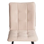 Стул обеденный Bari, LT, флок, бежевый/черный, 7, 41х55х89 см | изображение 5