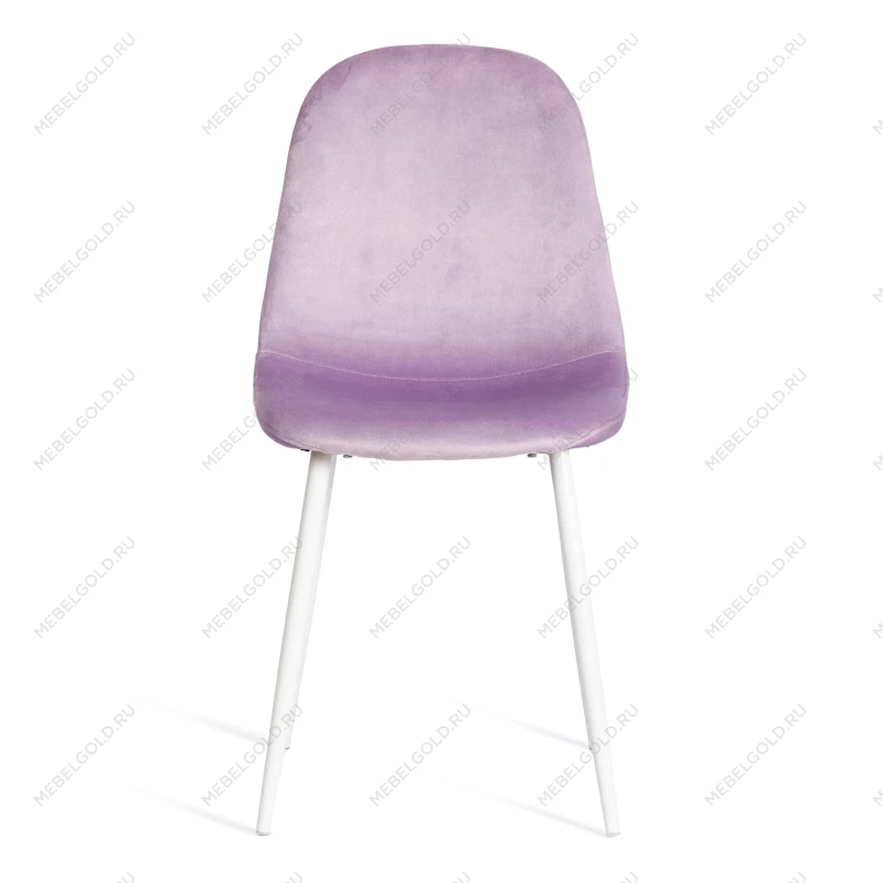 Стул BREEZE (mod. 4724), Велюр/металл, 44 х 53 х 87 см, Light lavander (светло-лавандовый) HLR26 / белый | изображение 4