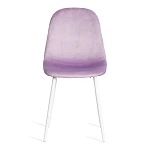 Стул BREEZE (mod. 4724), Велюр/металл, 44 х 53 х 87 см, Light lavander (светло-лавандовый) HLR26 / белый | изображение 4