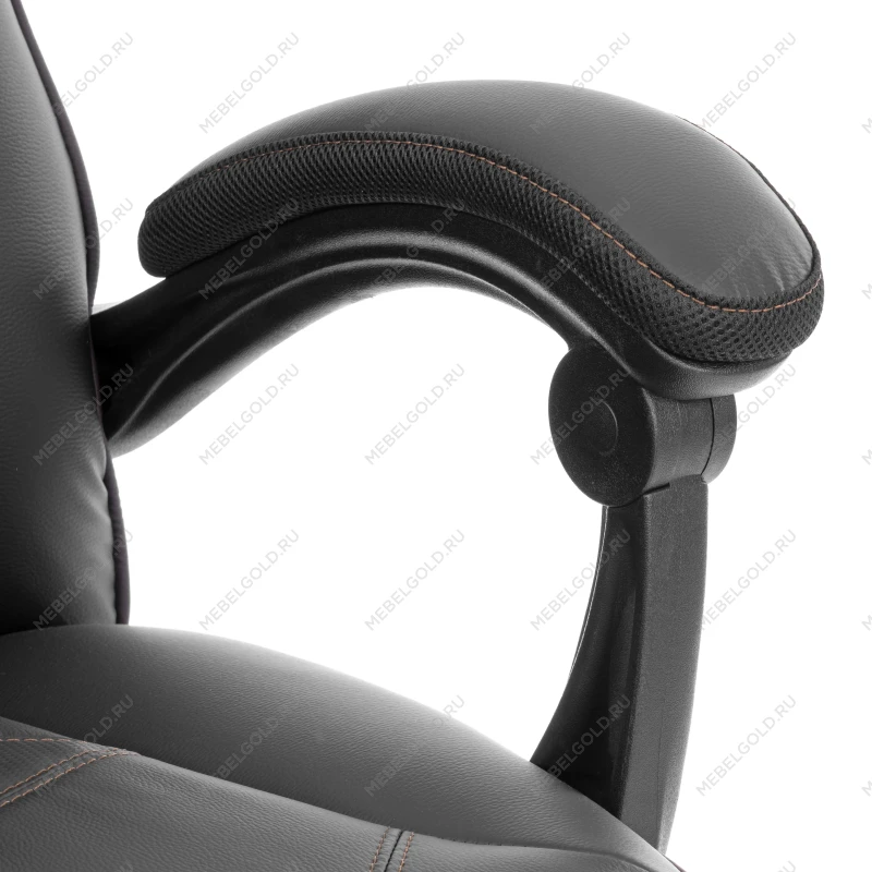 Кресло Arena metalBL, кож/зам, черный/черный карбон, 36-6/карбон черный | изображение 10