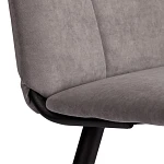 Стул обеденный Asti, TREND, флок, серый/чёрный, 29, 47х54х86 см | изображение 8