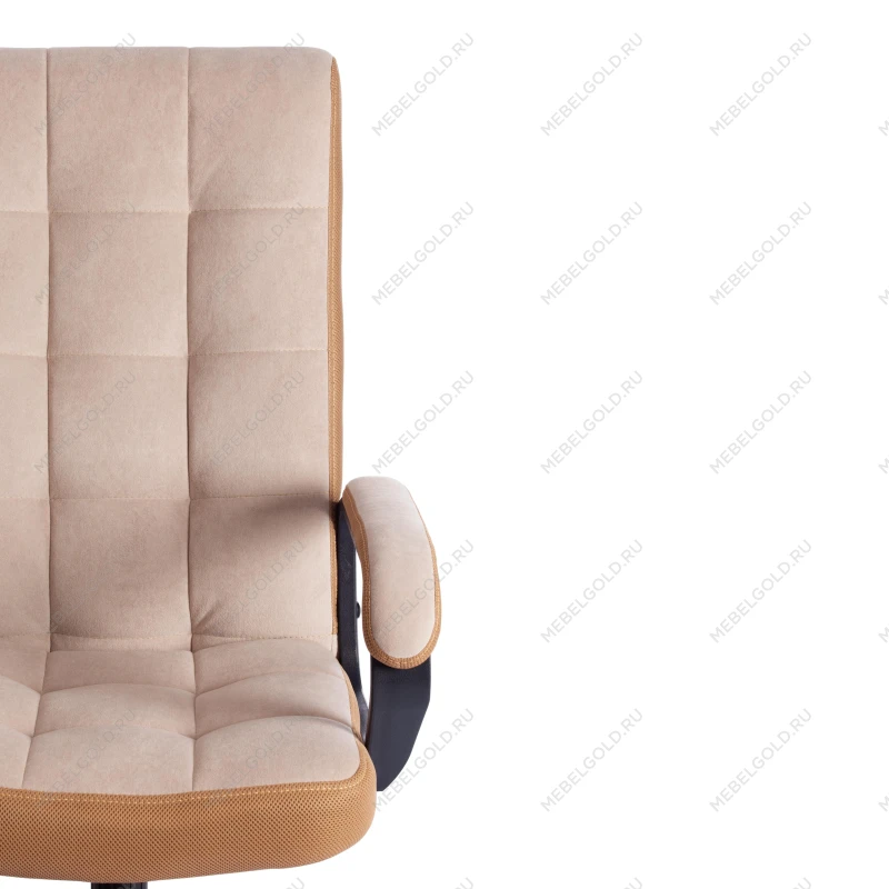 Кресло TRENDY (22), флок/ткань, бежевый/бронза, 7/TW-21 | изображение 5