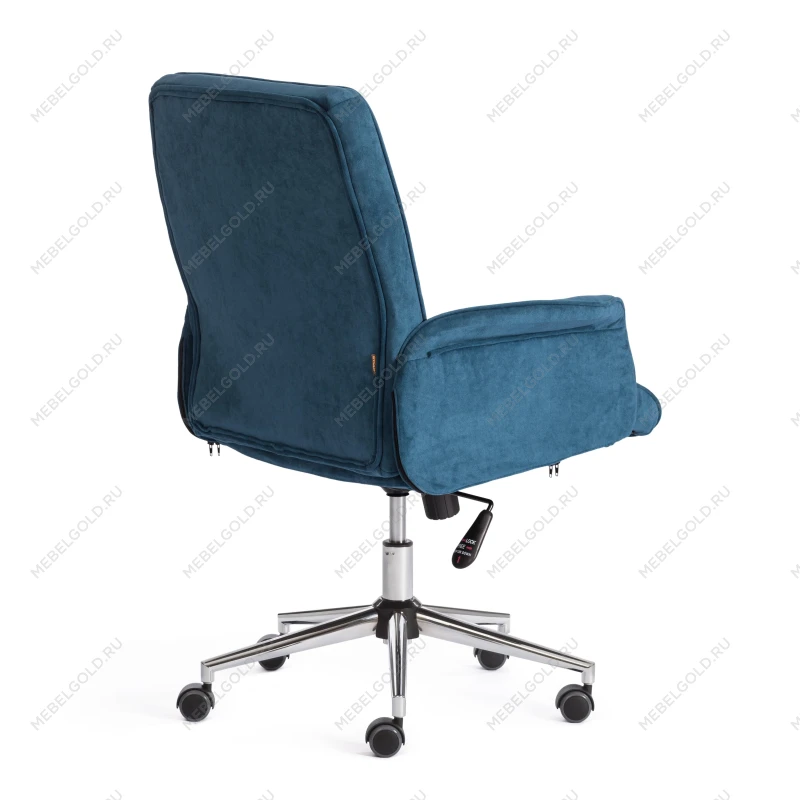Кресло YORK, флок, синий, 32 | изображение 2