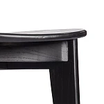 Стул ODIN, дерево вяз/ротанг, черный, 42х45х78 см | изображение 10