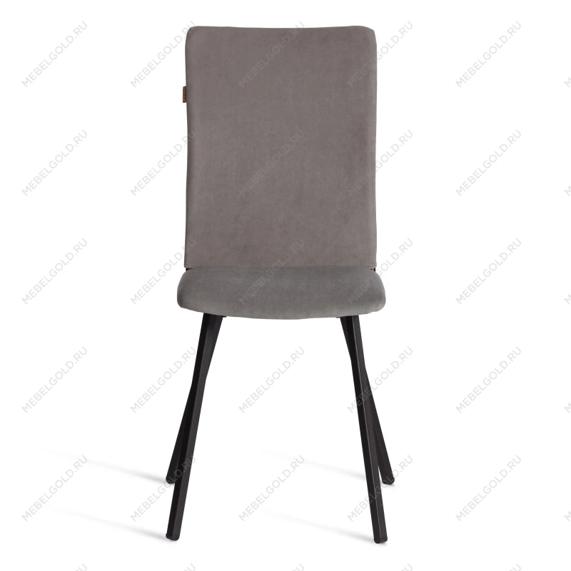 Стул обеденный La Rousse, флок, серый/черный, 29, 49х50х93 | изображение 5