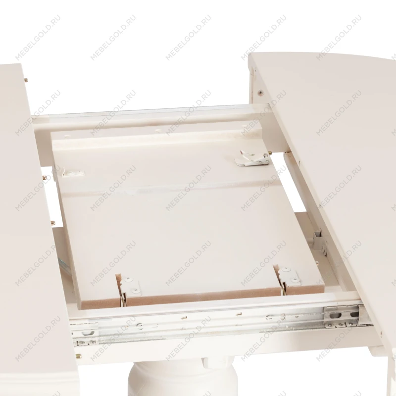 Стол STEFANO, бук, мдф, 100+30x80x77см, Ivory white | изображение 11