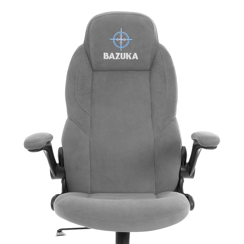 Кресло BAZUKA metalBL, велюр, серый, 29 | изображение 5