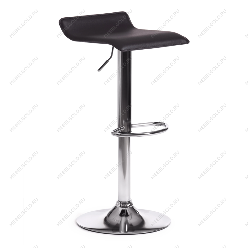 Стул барный KOST (mod. KY509), металл, экокожа, 38*39*63-84 см, черный/хром